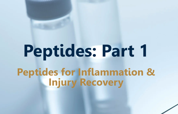 Peptide therapy can help support better healing and overall wellness.